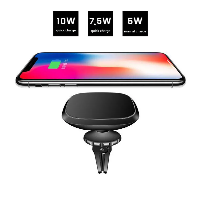 Беспроводное зарядное устройство для iphone 8 x Samsung S8 S9 note 9 10 Вт 7 5 быстрая зарядка