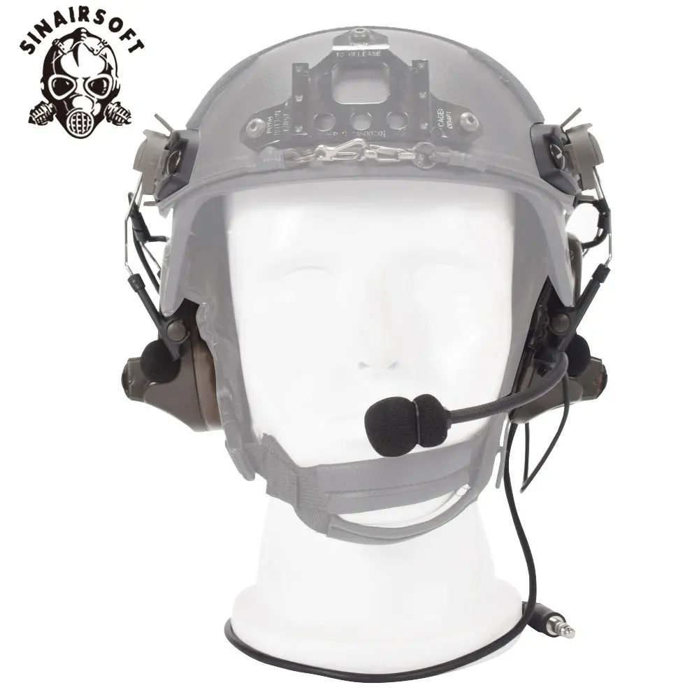 Z-tactical Softair авиационная гарнитура Comtac II для быстрого шлема и тактического пелтора