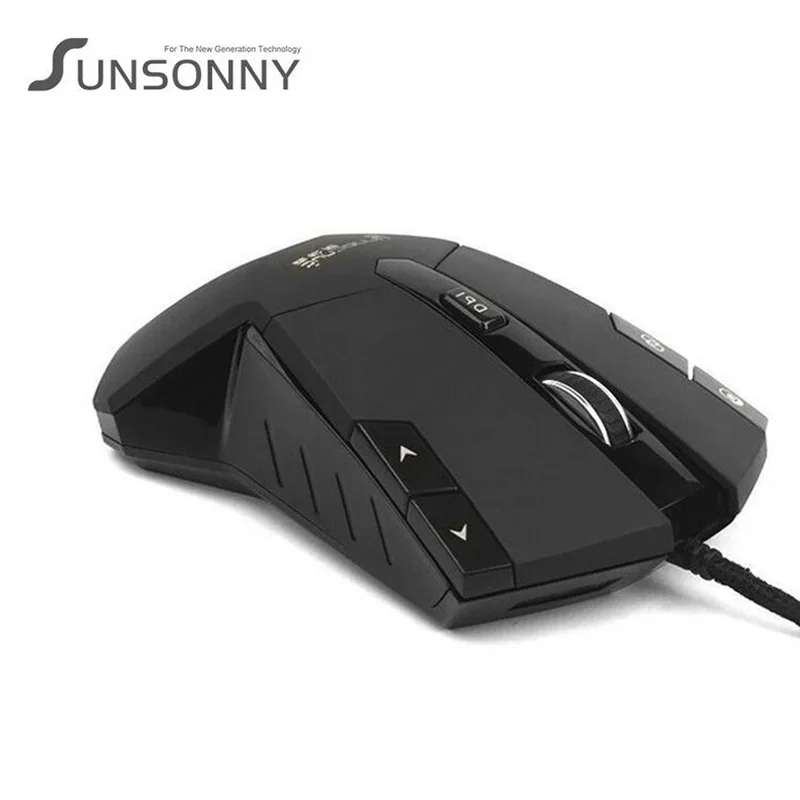Уникальная проводная мышь Sunsonny с USB и IMP для настольных ПК игр 2500DPI офисный