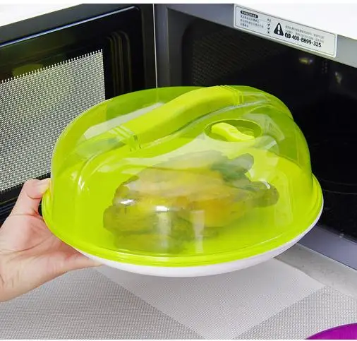 HIFUAR Plastic Sealing Cover Microwave Oven Crisper Cap Heated Sealed Multifunctional Dish Dishes Dust | Дом и сад
