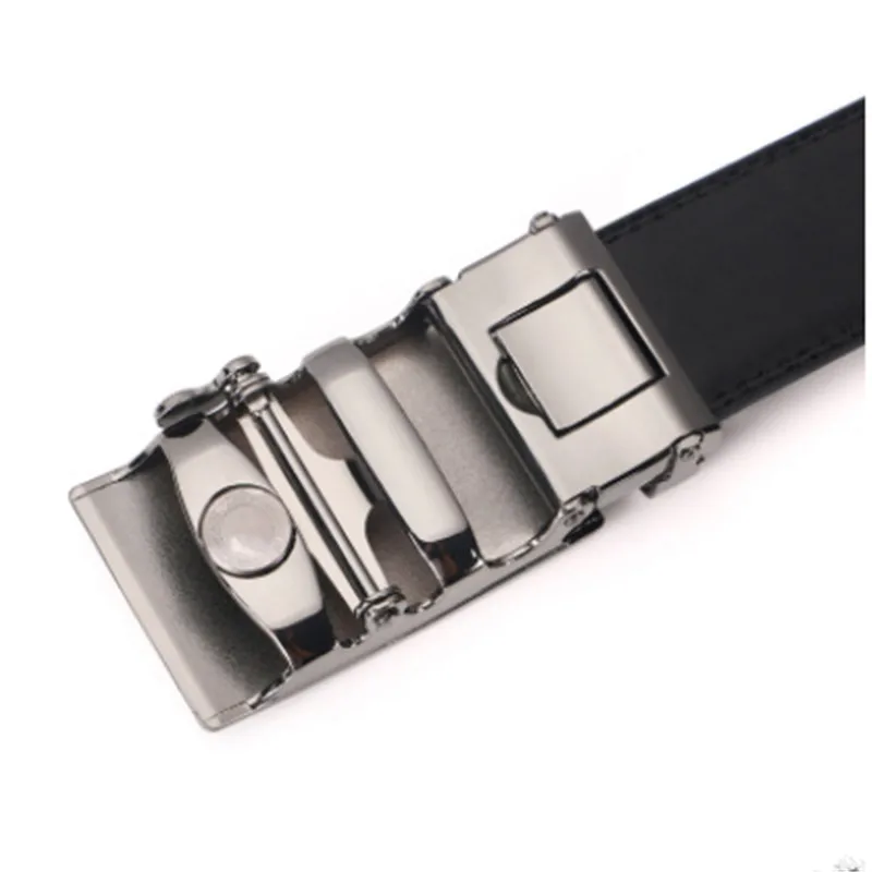 Ремень мужской из натуральной кожи с автоматической пряжкой 110-130 см | Аксессуары