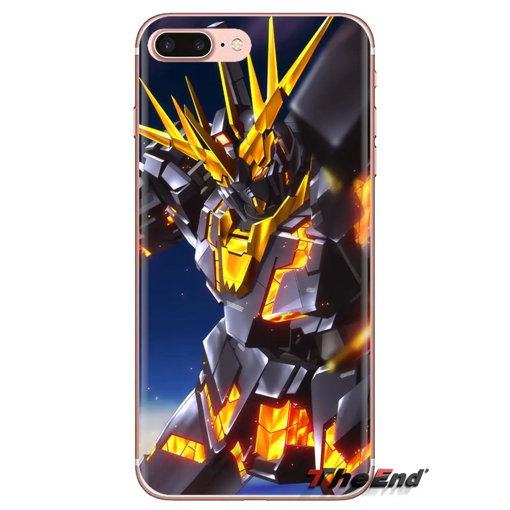 Gundam для Samsung Galaxy S3 S4 S5 Mini S6 S7 Edge S8 S9 S10 Plus Note 3 4 5 8 9 прозрачные мягкие чехлы |