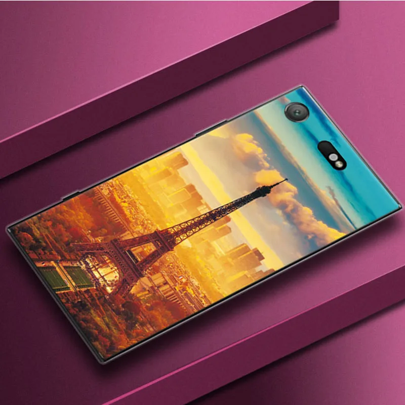 Exotic Natural Landscape Soft TPU Phone Case For Sony XZ1 Compact Back Cover Silicone Xperia 4.6&quot Inch Capa |