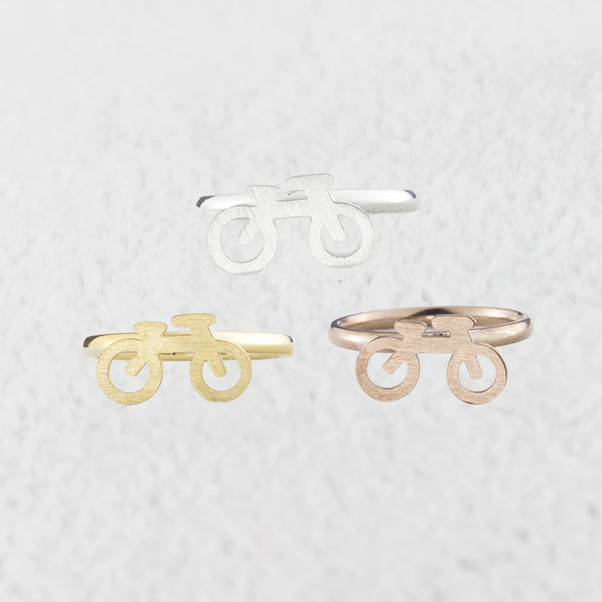 Unique Bike Bicycle Ring Biker Jewelry Stainless Steel Pretty Women Finger Sport Best Friend Cyclist Gifts Anel Masculino|anel masculino|ring