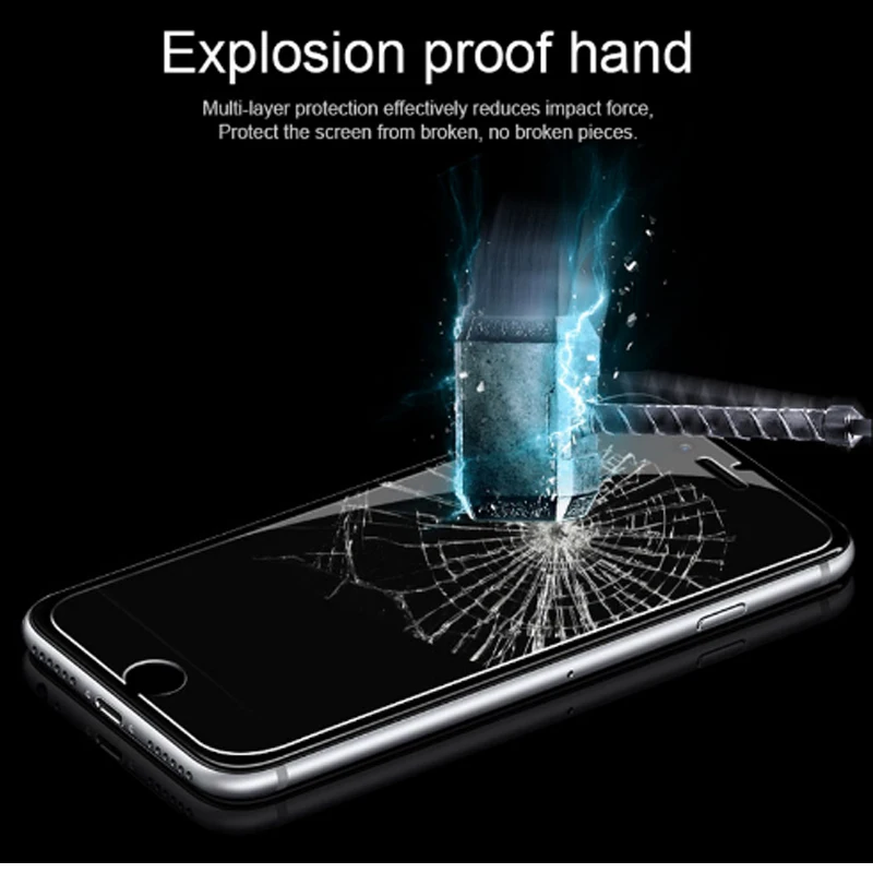 SRLEEKING 2 шт защитное закаленное стекло для iphone 4S 5S 6S 7 8 plus XR Защита экрана XS XMax |