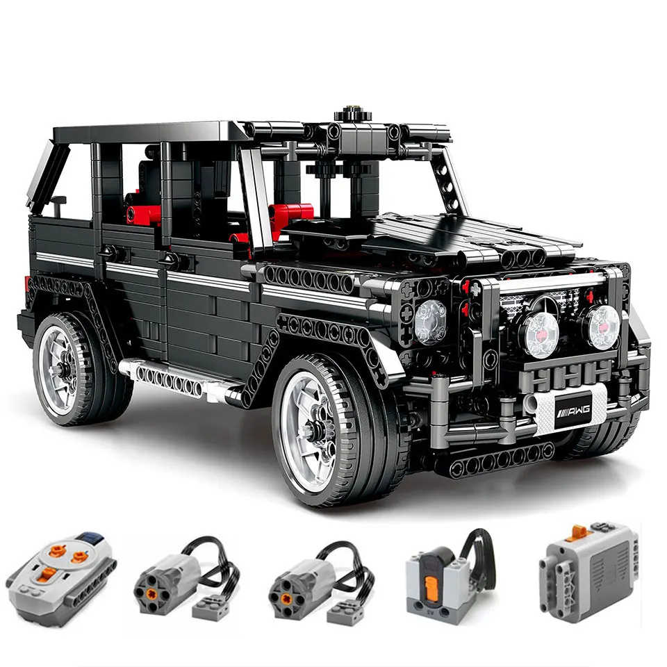 

1343 Piece Bricks RC Off Road Car Model Building Blocks Boys Birthday Gifts Kids Remote Control Toys for children