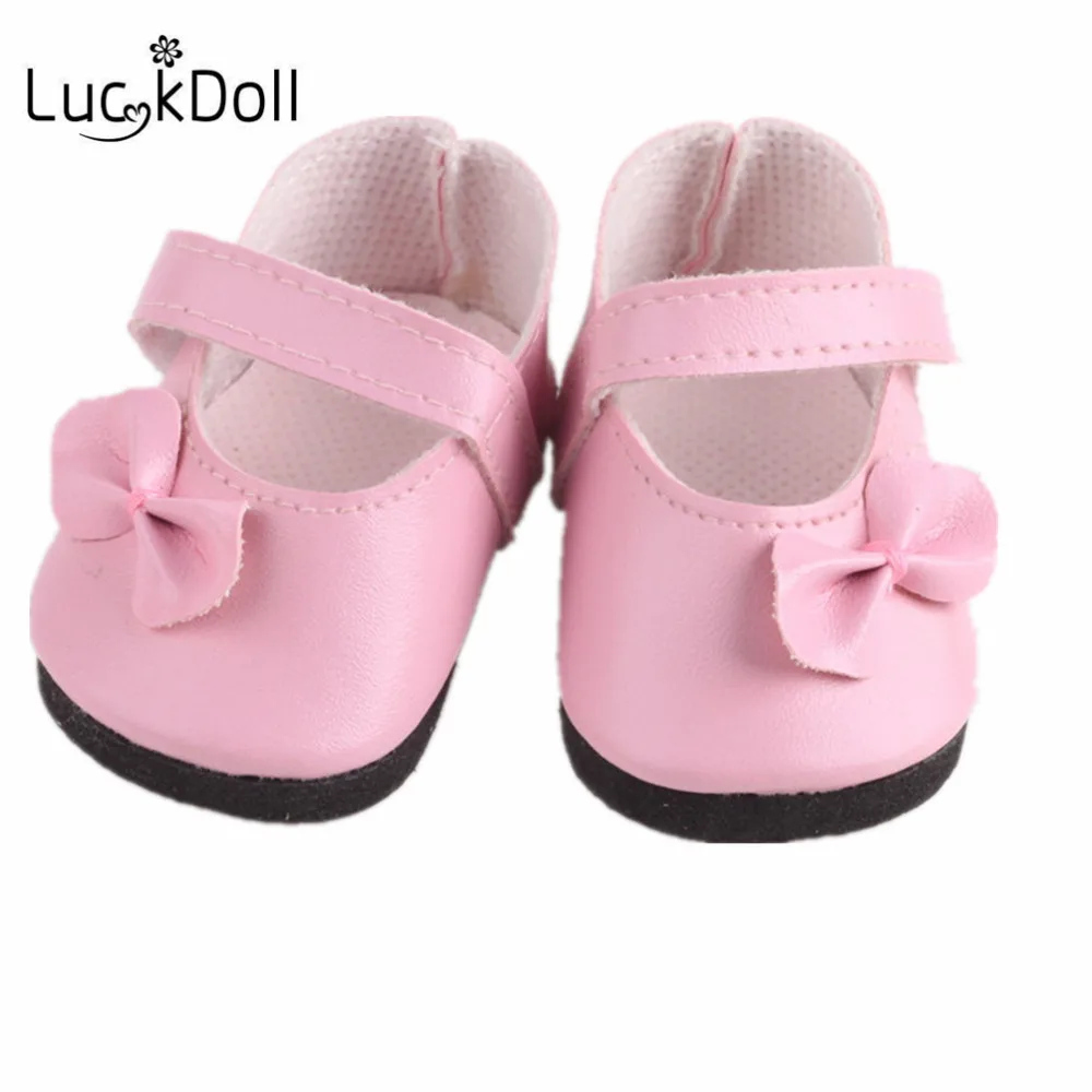 LUCKDOLL симпатичная обувь с принцессой подходит 18 дюймов Американский 43 см BabyDoll