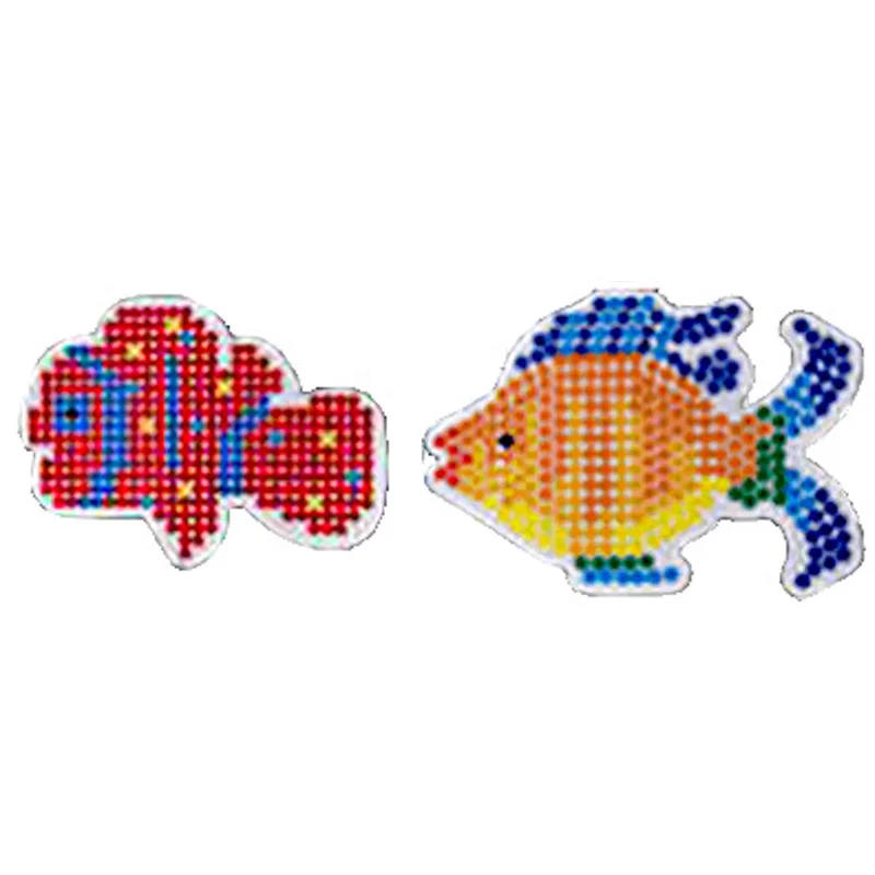 2 шт./пакет Хама бусины 5 мм, Фурнитура для бижутерии, Pegboard головоломки Perler бисер Пазлы колышек Панели ремесло колышек Панели детские развивающие игрушки для детей - Цвет: nemo-big fish