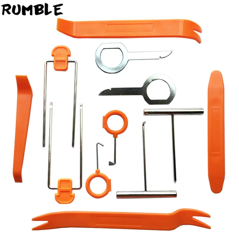 2017 Новый портативный 12 шт. Авто Автомобильная Радио панель дверной зажим Отделка