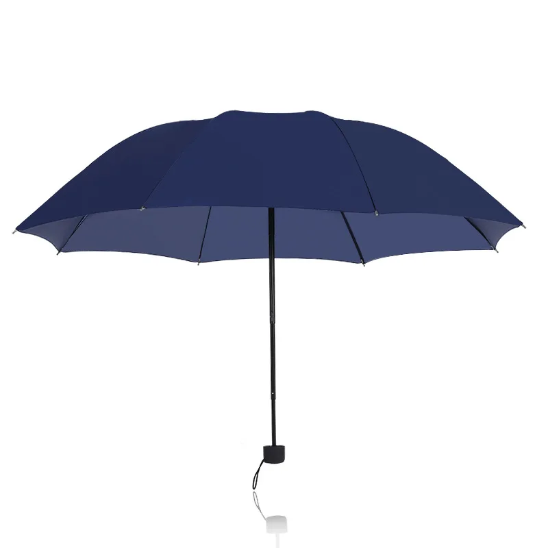 Small Fresh Golden Feather Folding Thickened Black Rubber Umbrella Rain Women for Men Sun Gear Parasol | Дом и сад