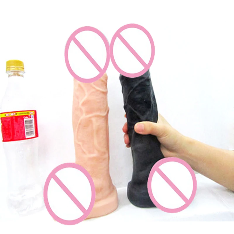 11 дюймов супер большой фаллоимитатор реалистичный силиконовый G spot пенис