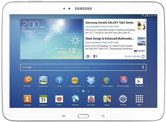 Samsung Galaxy Tab 3 10.1 inch P5220 4G+WIFI Tablet PC 1GB RAM 16GB ROM Dual-core 6800 mAh 3.15MP Camera Android | Компьютеры и офис