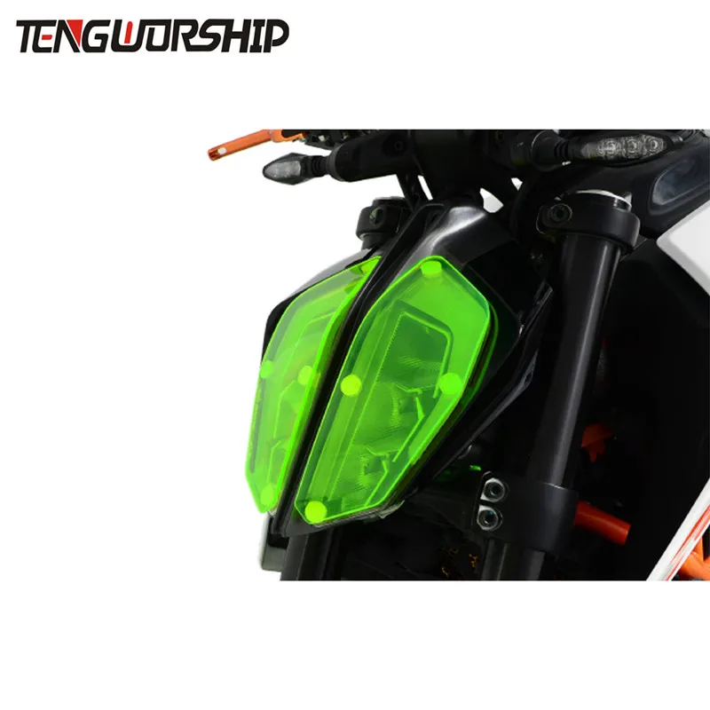 Teng поклонение для KTM 790 DUKE KTM 390 мотоцикл DUKE фара Защитная крышка Щит экран объектив
