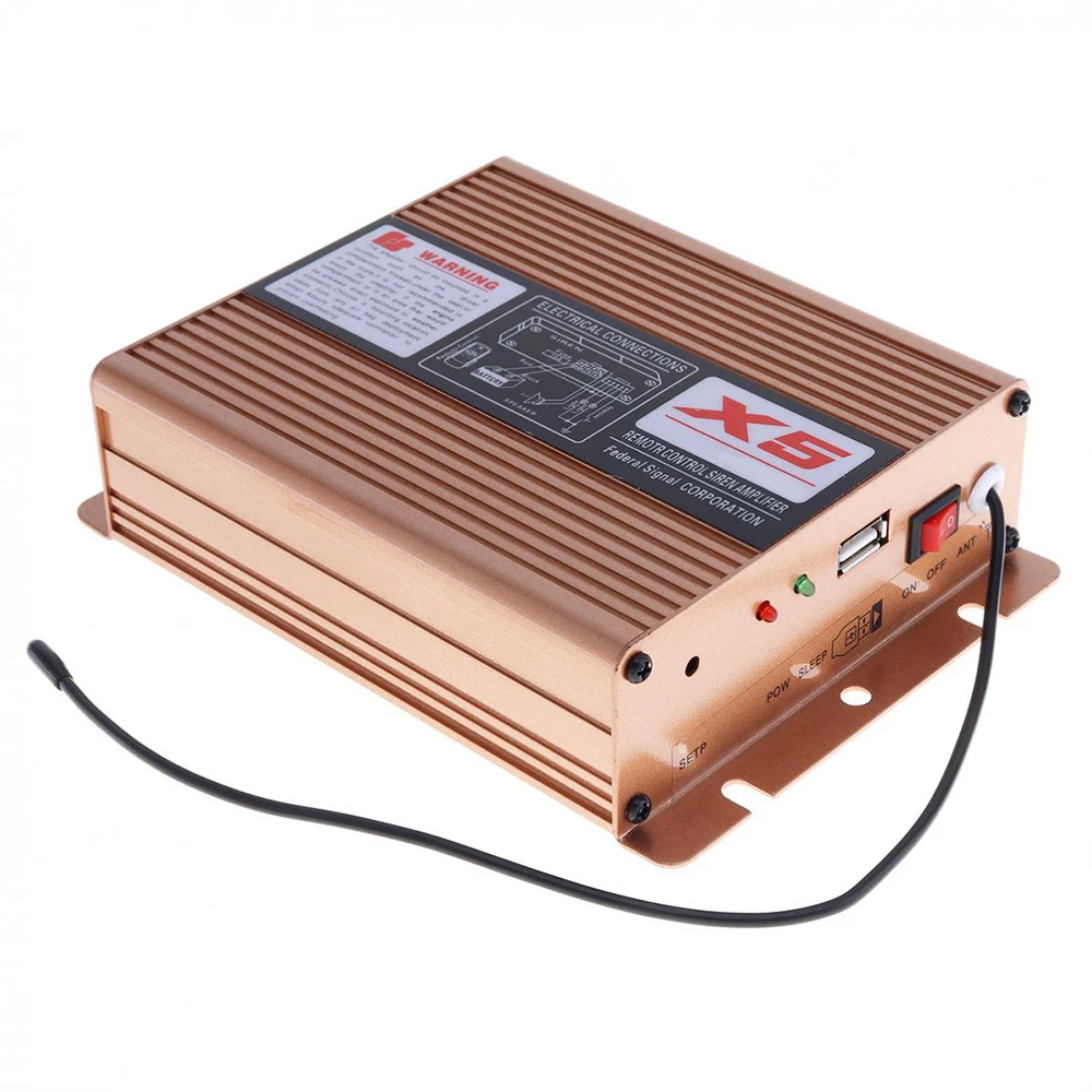 400W 8 звук автомобиля Предупреждение сигнализации Полиция чрезвычайных сирены