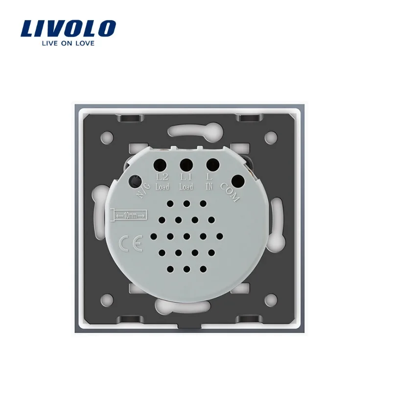 Livolo/Стандартный таймер (30s задержки) переменный ток 220 ~ 250V Стекло Панель