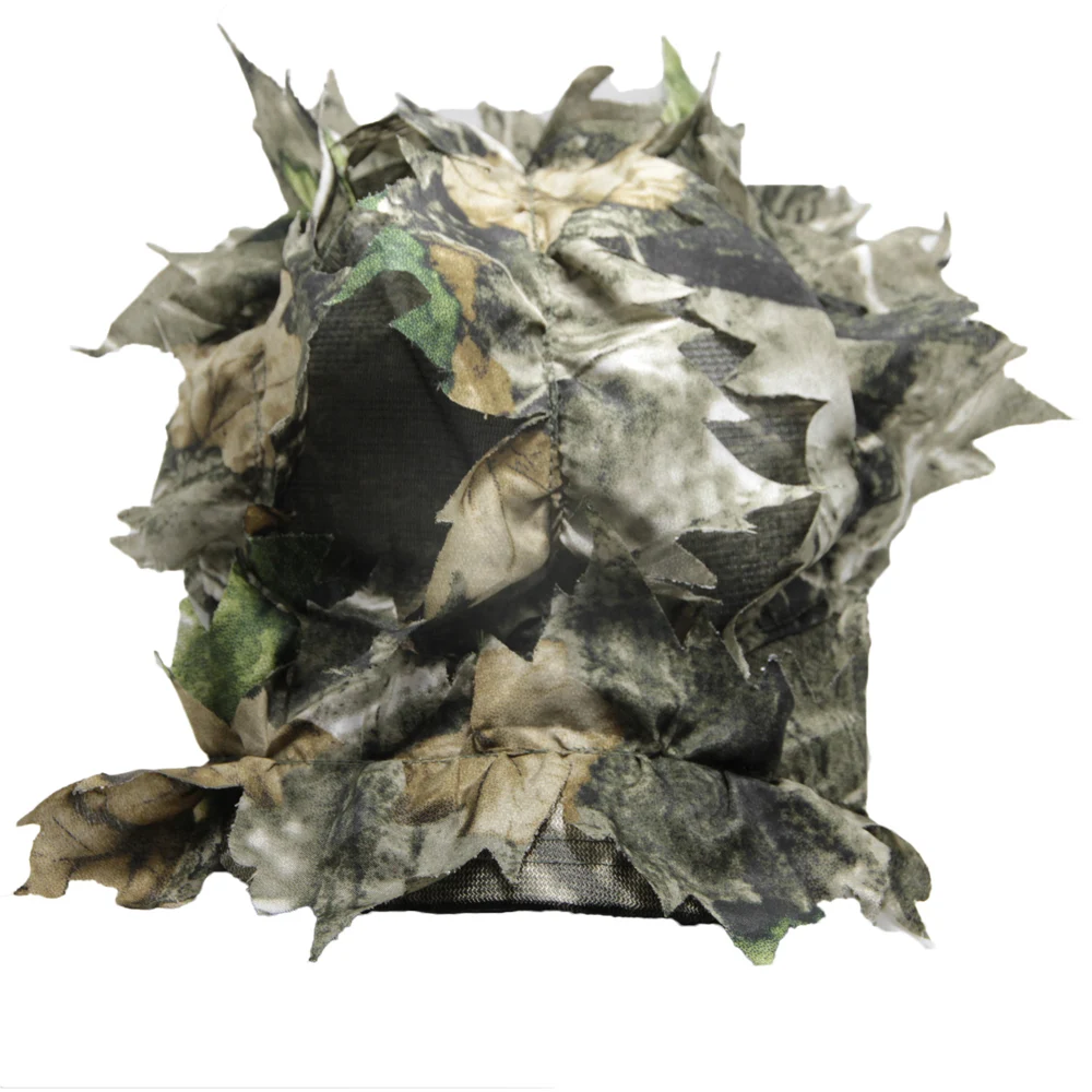 Тактическая камуфляжная шапка с 3d-изображением джунглей снайпера леса листьев -