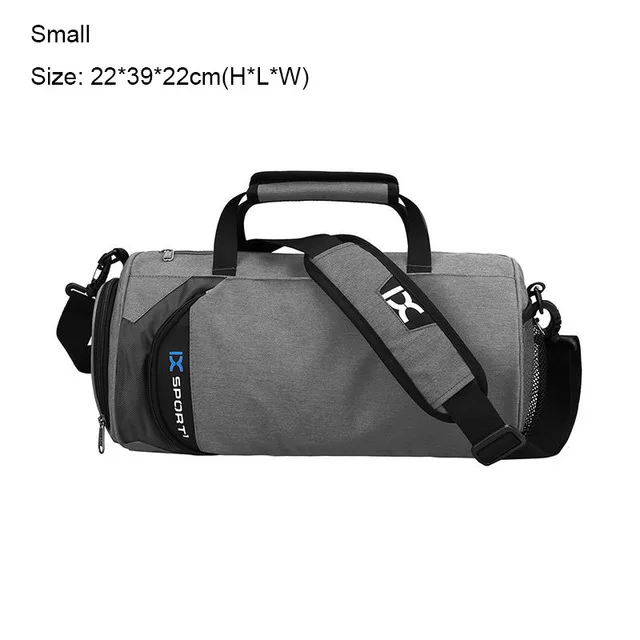 Мужские спортивные сумки для тренировок,, для фитнеса, для путешествий, Sac De, для занятий спортом на открытом воздухе, с карманами, для женщин, для йоги, Bolsa, Большой Малый багаж - Цвет: Dark gray small