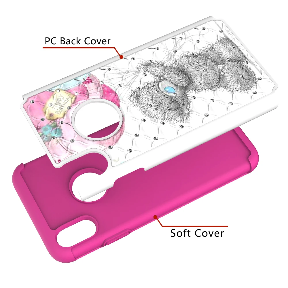 Алмазный чехол для телефона iphone 6 S 7 8 Plus X XR XS Max 10 Funda Мандала Единорог Эйфелева