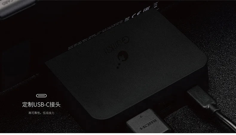 USB3.0 охлаждающий вентилятор зарядная подставка Зарядное устройство Док-станция крепление для пульта дистанционного управления kingd мобильный телефон USB C/AV адаптер/HDMI 2K 4K выход