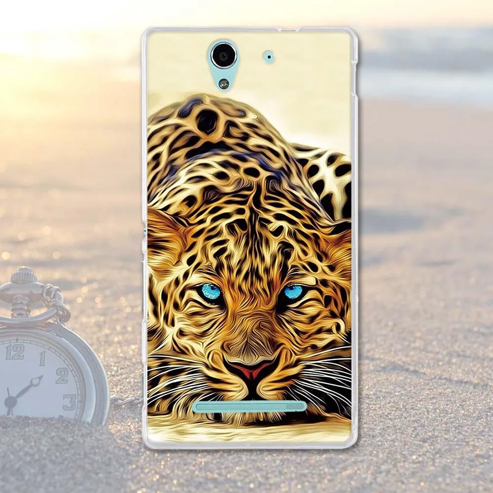Чехол для телефона Sony Xperia C3 D2533 D2502 S55T S55U флип чехлы Dual S55T|case for sony xperia|case sonycase |