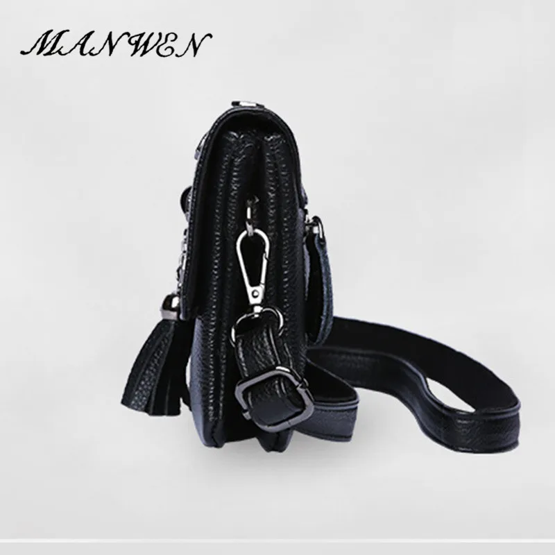 2017 Черный кисточкой конверт сумки на плечо для Для женщин Повседневная Клатчи