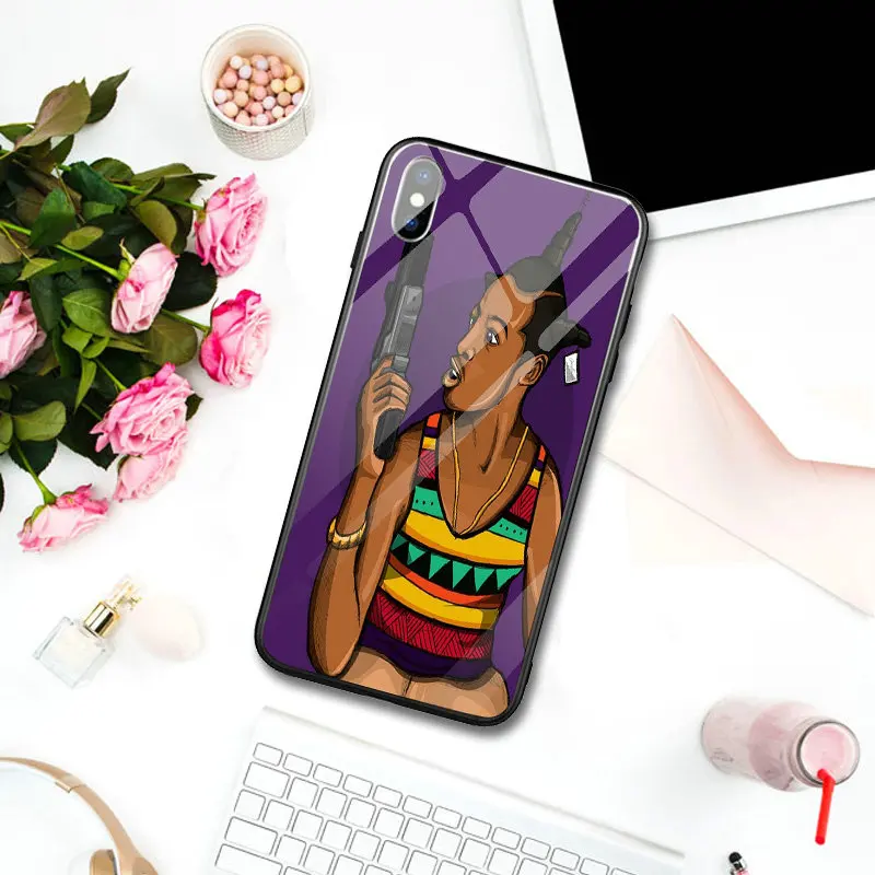 Мужские и женские летние прозрачные чехлы из закаленного стекла для iPhone 5 5S SE X XR XS