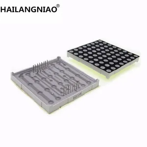 Красный общий анодкатод 60*60, матричный светодиодный модуль цифровой трубки 2088BS 2088AS, 10 шт. x 5 мм 8X8, светодиодный модуль дисплея