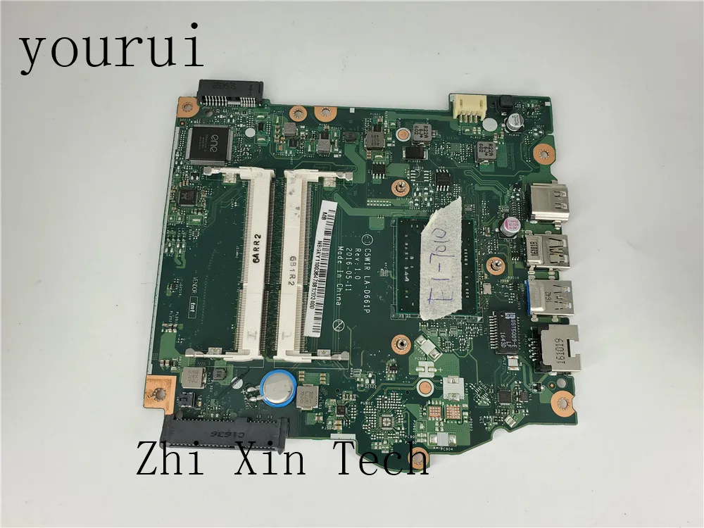 Материнская плата yourui для ноутбука ACER aspire ES1 523 с женским ЦПУ NBGKY11003 NB.GKY11.003 C5W1R E1 7010u