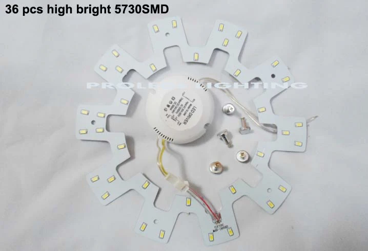 Оптовая продажа 10 упаковок Круглый Светодиодный точечный светильник 18 Вт