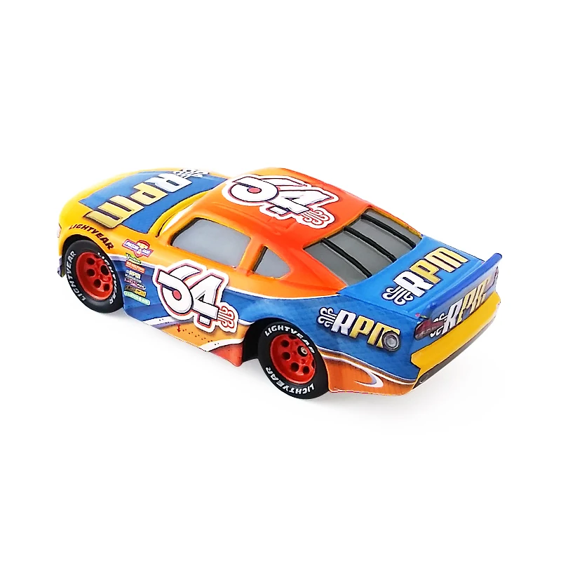 Disney Pixar Cars 3 № 64 Брюс Миллер гонщик металла литья под давлением игрушечный