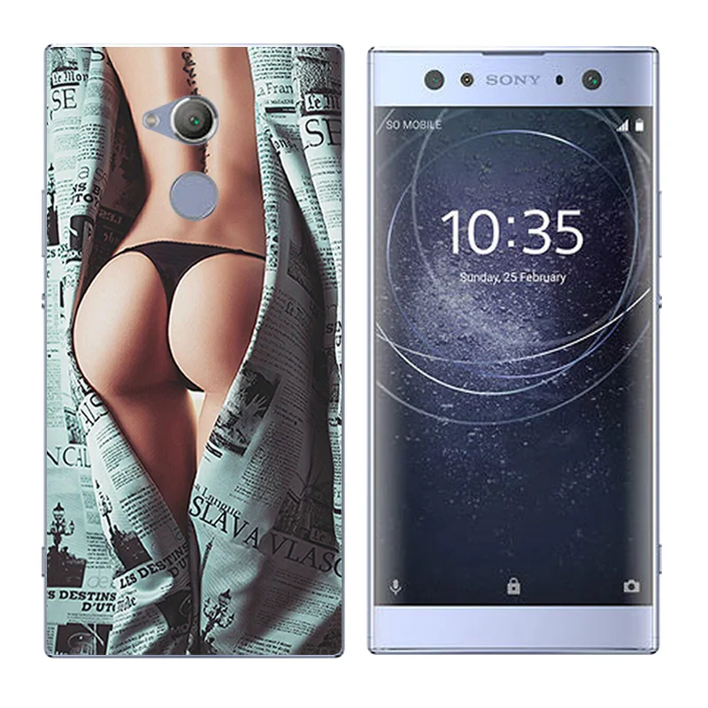 Для Sony Xperia XA2 Ultra TPU для Slim Silionce Soft 6 0 &quotБольшой оружейный чехол телефона Capa |