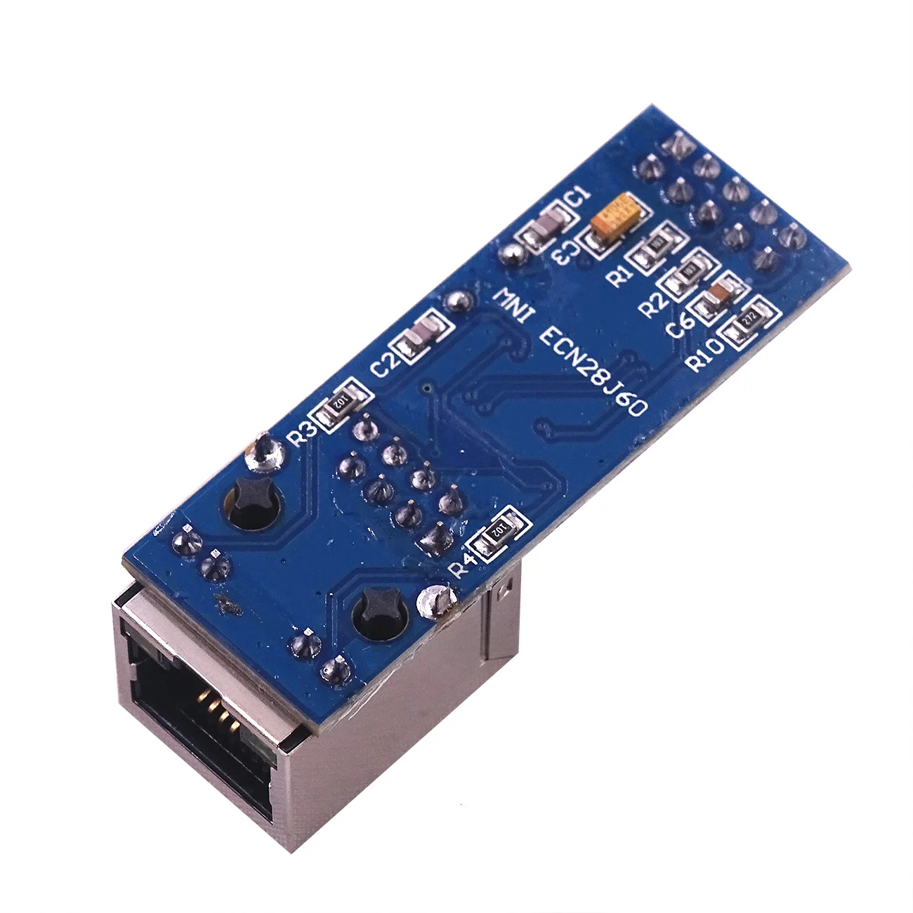 Сетевой модуль ENC28J60 с интерфейсом SPI Ethernet мини-версия для arduino | Электронные
