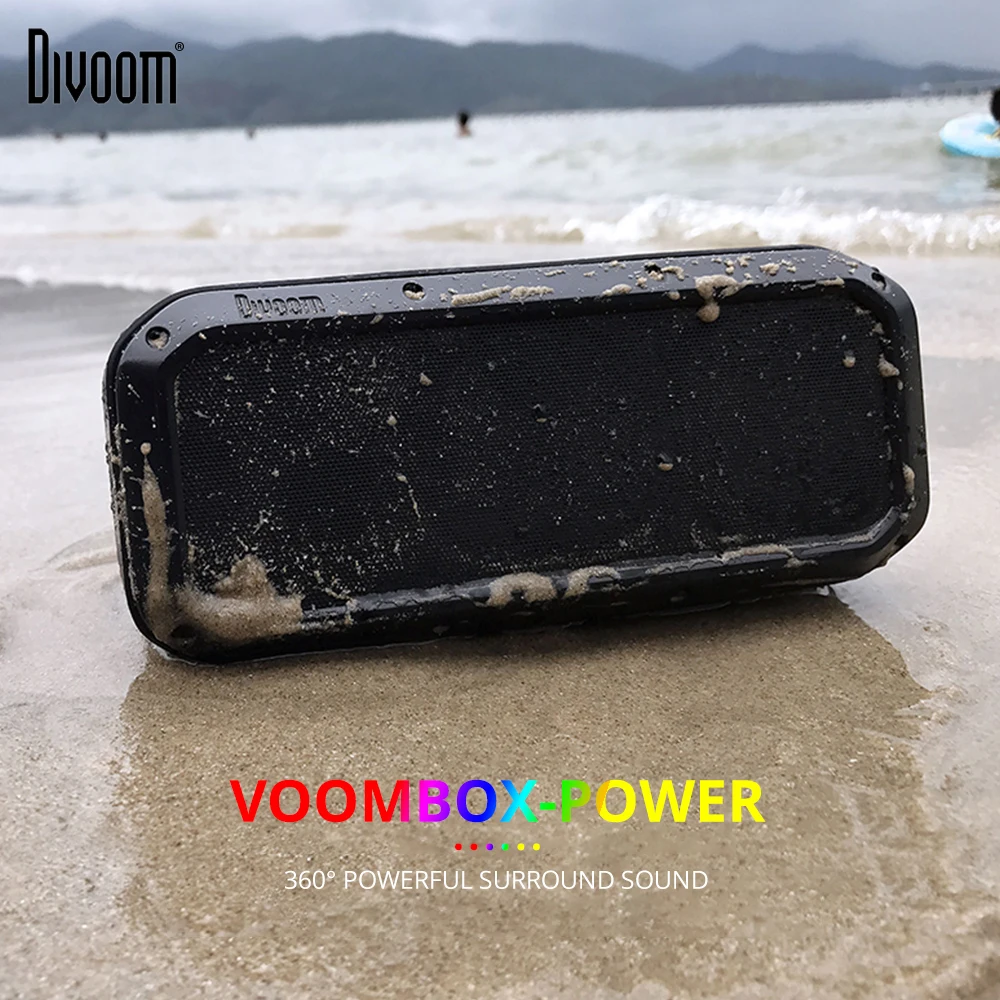 Divoom Voombox мощная Беспроводная колонка портативная Bluetooth Колонка TWS 30 Вт тяжелый бас NFC 10 м с 6000 мАч и водонепроницаемостью IPX5