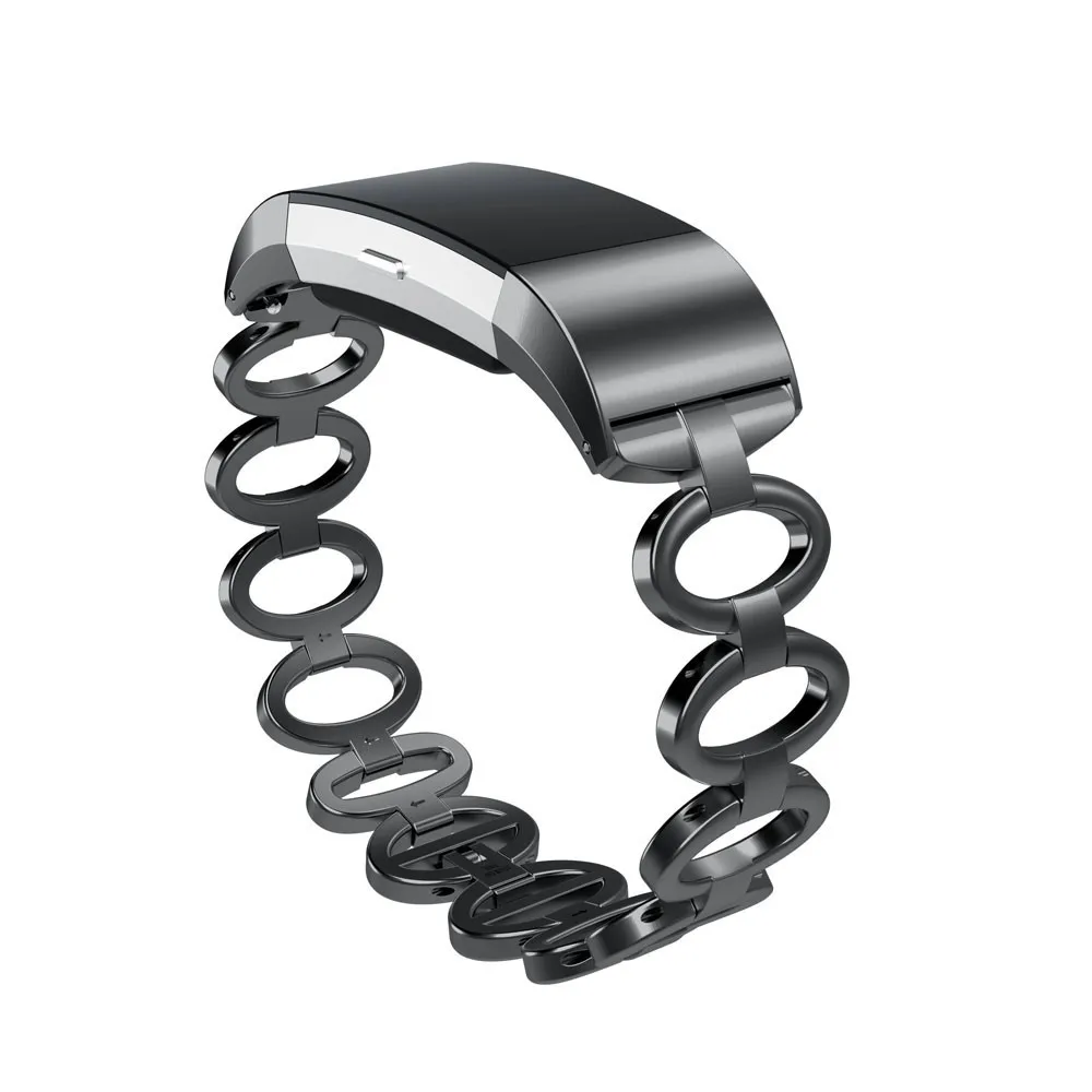Браслет из нержавеющей стали регулируемый для браслета Fitbit Charge 2 большой