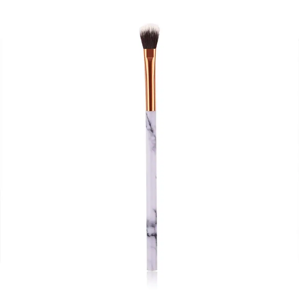 1pcs Mini Eyeshadow 1/4 шт Женская мраморная текстура мраморная Ручка кисть для теней кисть для пудры кисть для растушевки консилер макияж Косметическая кисть#273602 - Handle Color: 1pcs Mini Eyeshadow