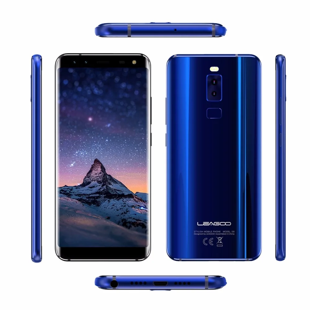 Оригинальный leagoo S8 мобильный телефон 5.72 ''mt6750t Octa core android 7.0 3 ГБ Оперативная