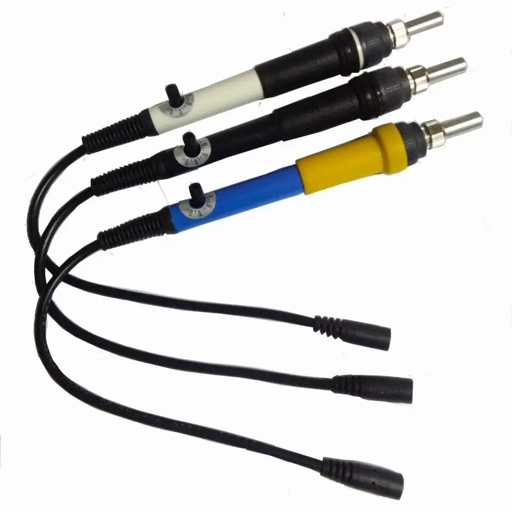T12 Adjustable Temperature Electric Soldering Iron DC12V-24V DIY Powered Station Kit White Light J2 | Инструменты