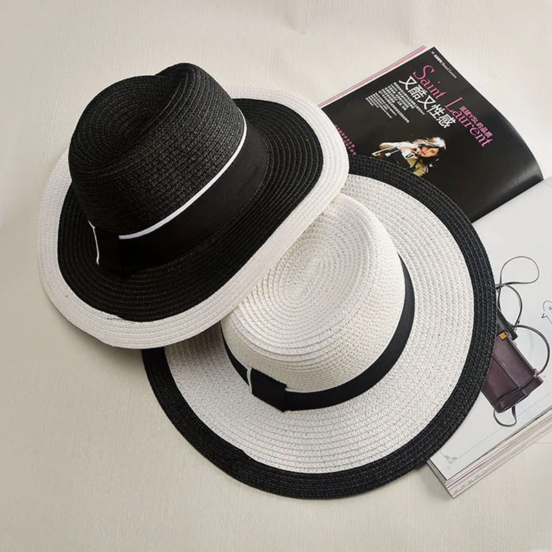 100% хорошее качество плоская шляпа от солнца женские летние шляпы с буквой М для