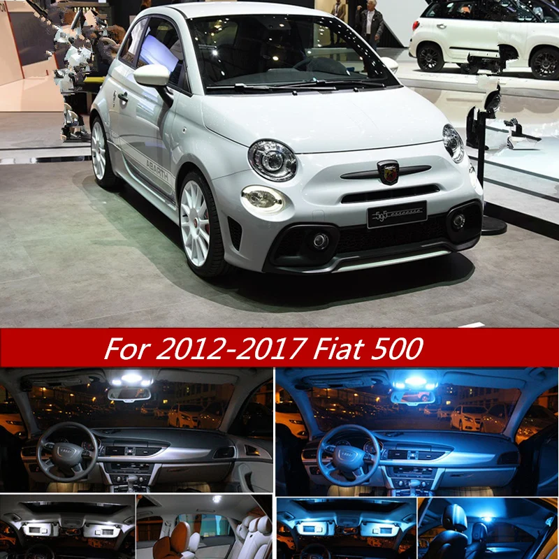 7 шт. белая ледяная синяя светодиодный ная лампа автомобильные лампы посылка для