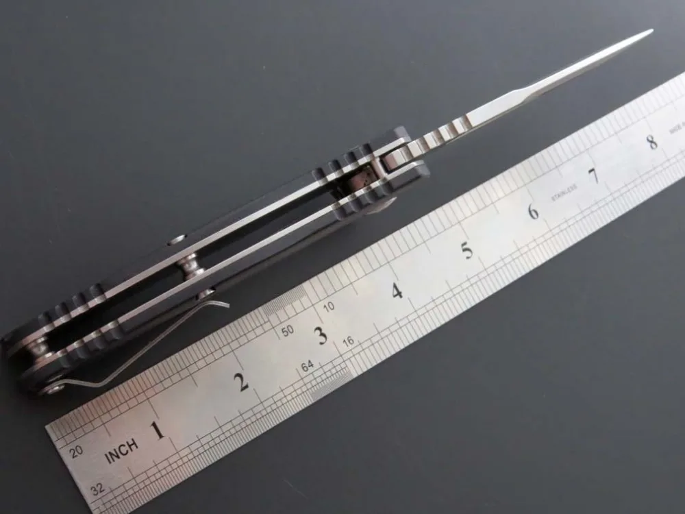 Zzsq EF46 складной карманный Ножи D2 лезвие шариковый подшипник + G10 ручкой для улицы