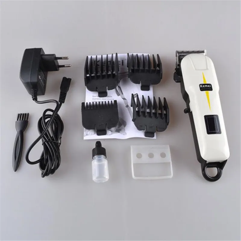 Electric Hair Trimmer Haircut Cutting Machine Barber Display Screen Titanium Blade Men Styling Tools With Razor Herramientas | Бытовая
