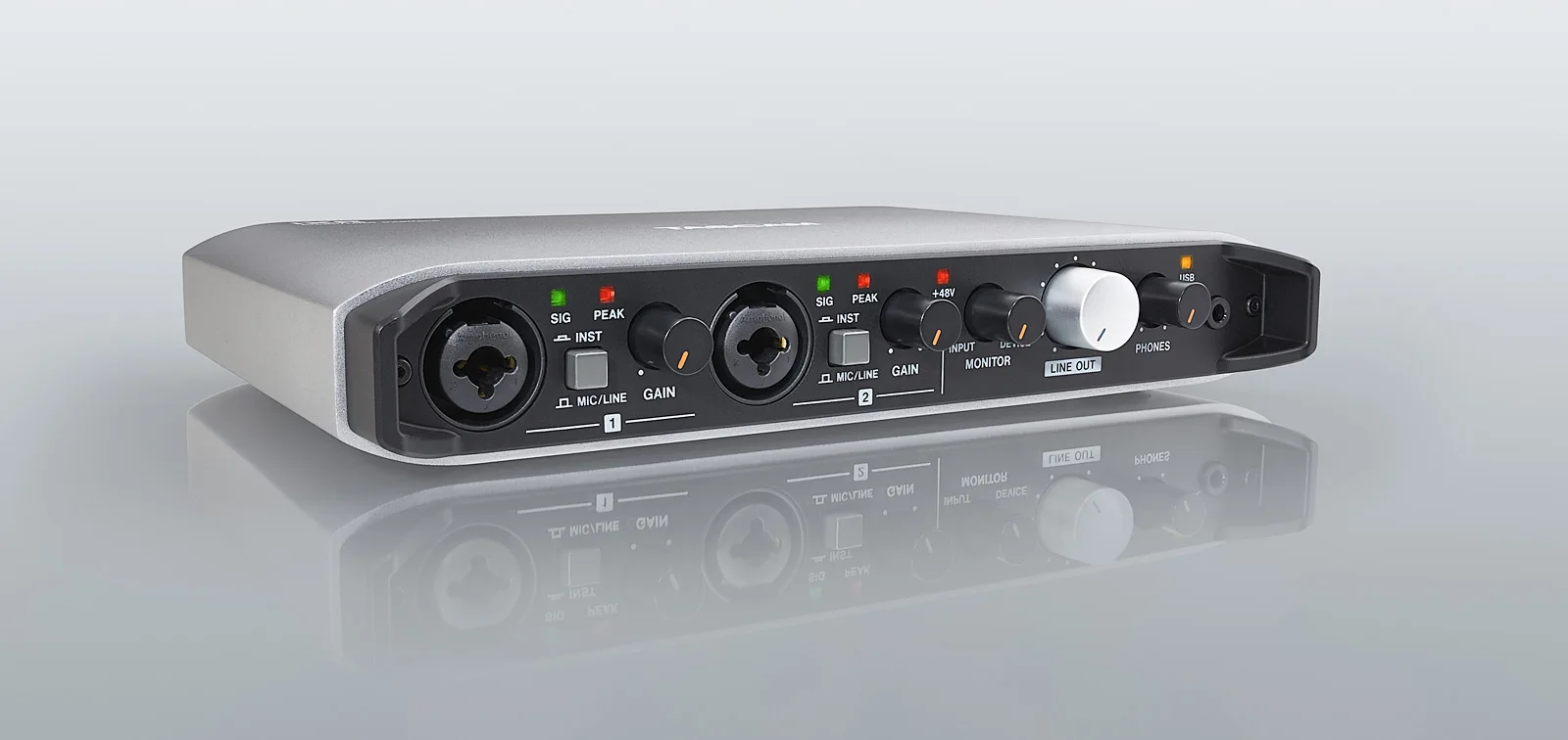 Звуковая карта TASCAM iXR 2 в выхода интерфейс USB аудио MIDI для телефонов iOS/Mac/Win
