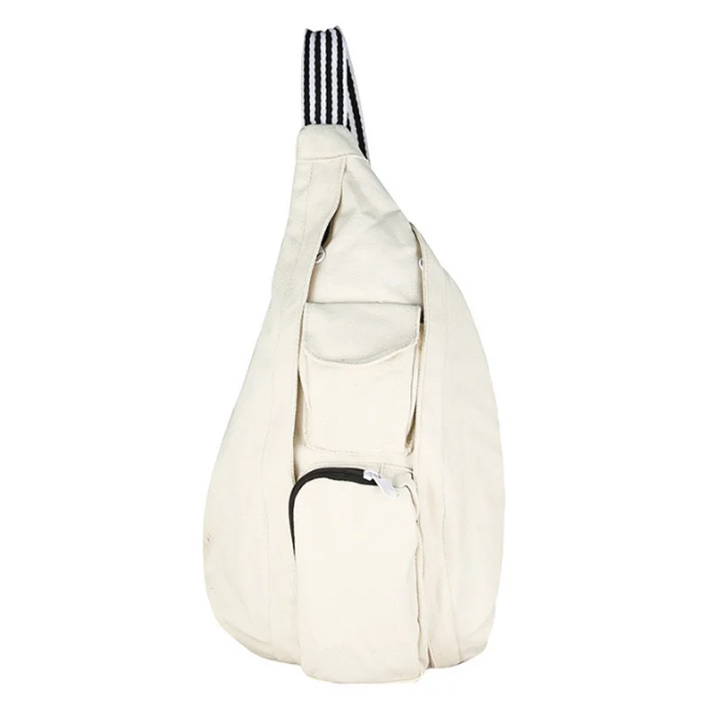 Canvas Sling Chest Bag for Men Back Pack Crossbody Bags Messenger Shoulder Travel Hiking Riding Daypack |