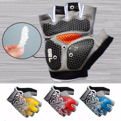 

Men & Women's Sports Gloves Gel Silicone Padded Half-finger Gloves Fingerless for Motorcycle Motorbike Motocross Racing Gloves