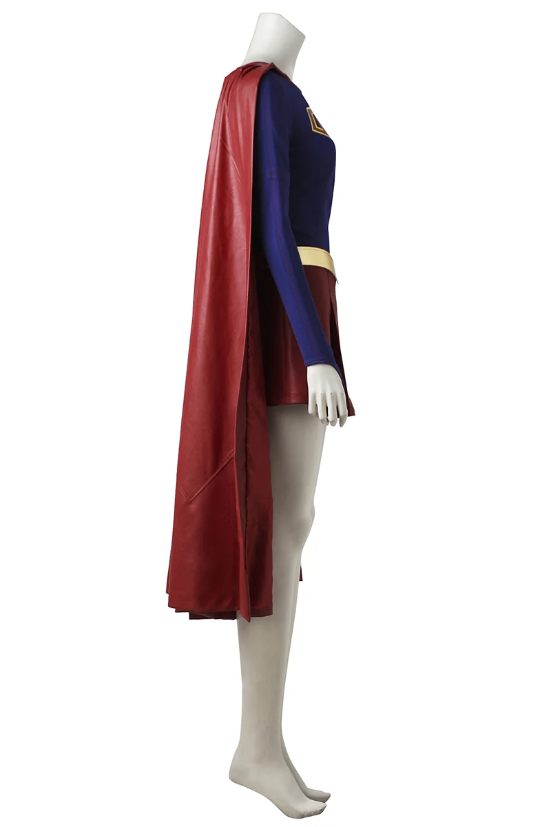 Supergirl Kara Zor-El Danvers Косплей Костюм Супер Женский костюм супергероя изготовленный на заказ костюм для Хэллоуина полный комплект