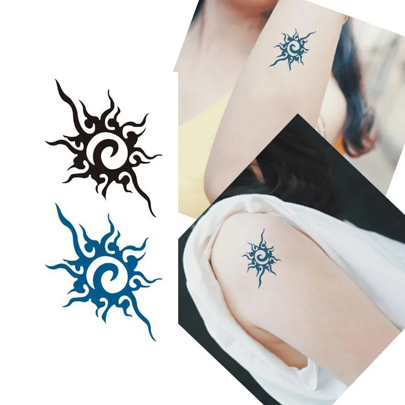 Bittb 5 Sheets Animal Fake Tattoo Waterproof Sexy Temporary Tattoos Sticker Sleeve Women Removable Body Paste Pattern | Красота и