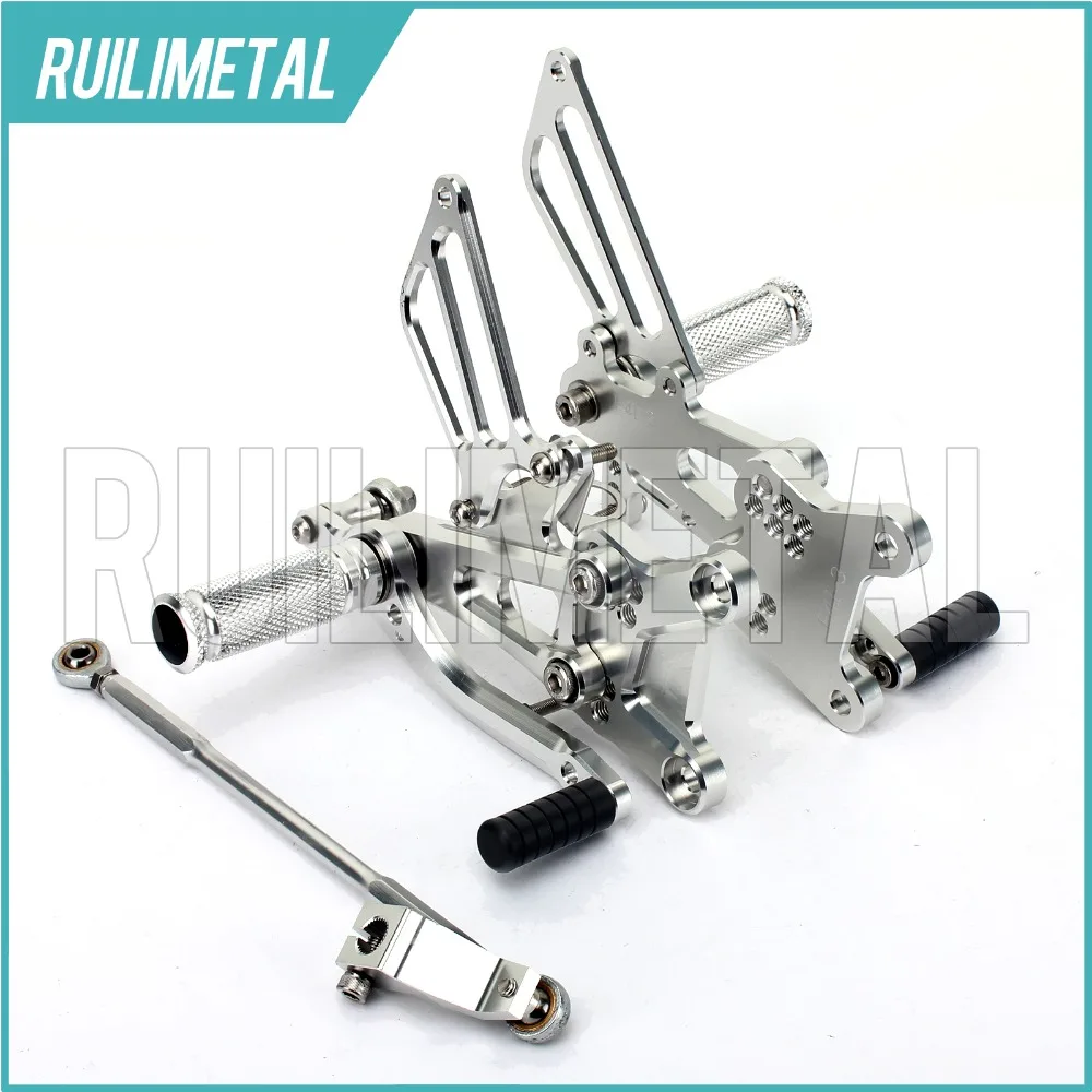 CNC алюминиевый регулируемый задний набор подножек для HONDA CBR 600 F4i 01 07 02 03 04 05 06|rear