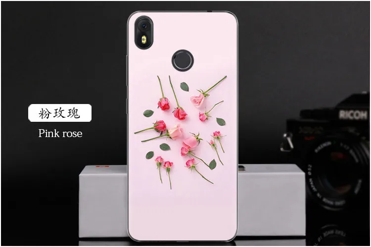 For Infinix Hot S3 X573 Phone Case 5.65 inch Thin Soft TPU Back Cover Cases Flower Pink Rose Flamingo Husky Unicorn Pattern |