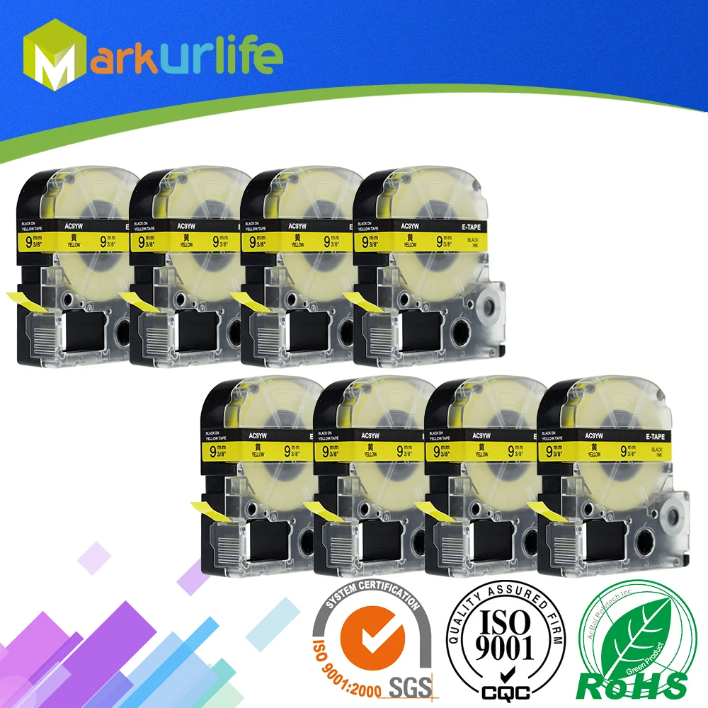 8 упаковок картриджи для этикеток совместимые с Epson|epson labelworks|tape refilllabel maker tape |