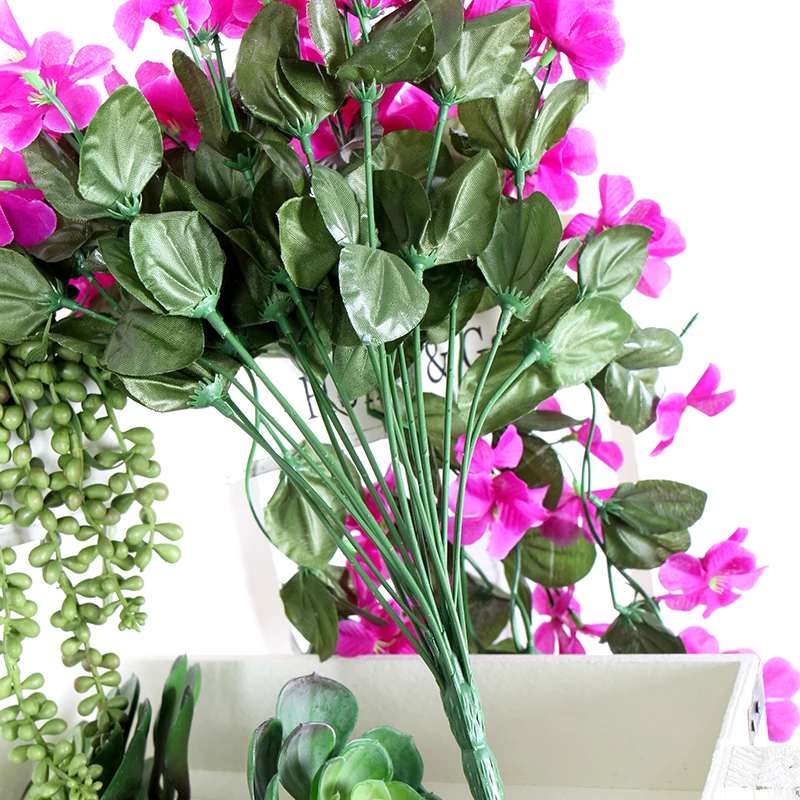 Orhcid vine wisteria фиолетовые шелковые цветы лоза искусственные настенные Висячие